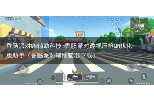 香肠派对QN辅助科技-香肠派对透视压枪QN优化版助手（香肠派对辅助瞄准下载）